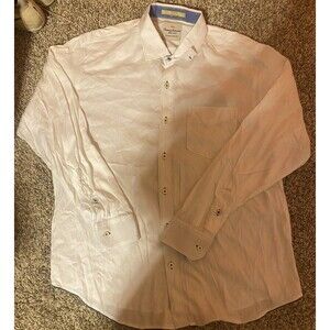 Tommy Bahama Jeans Men’s white button up long sleeve shirt size large